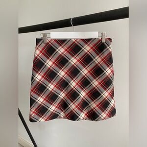 High Waisted A-Line Skirt